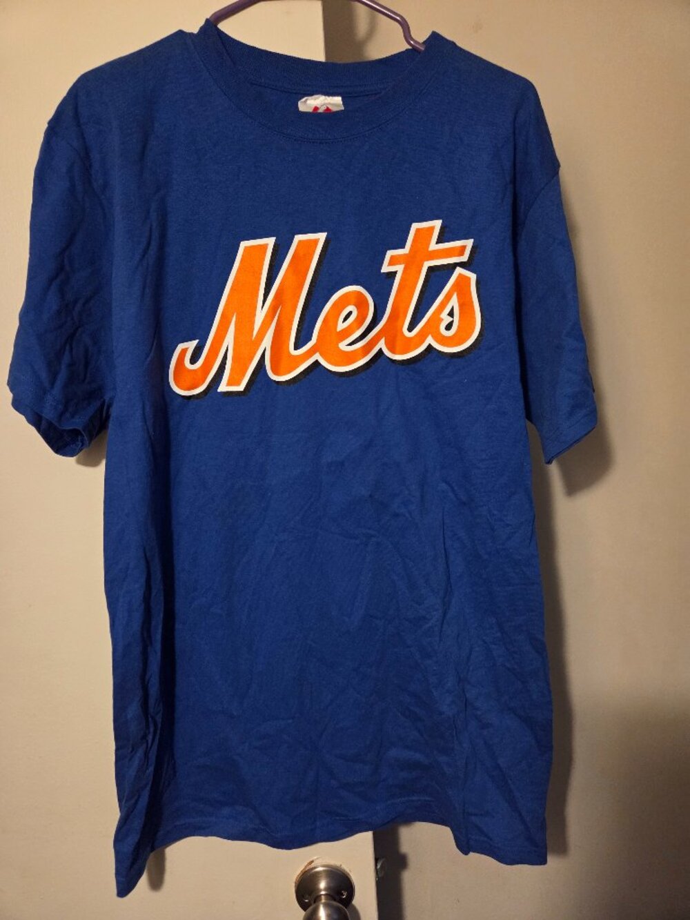 Mens vintage NY Mets shirt Martinez size Large